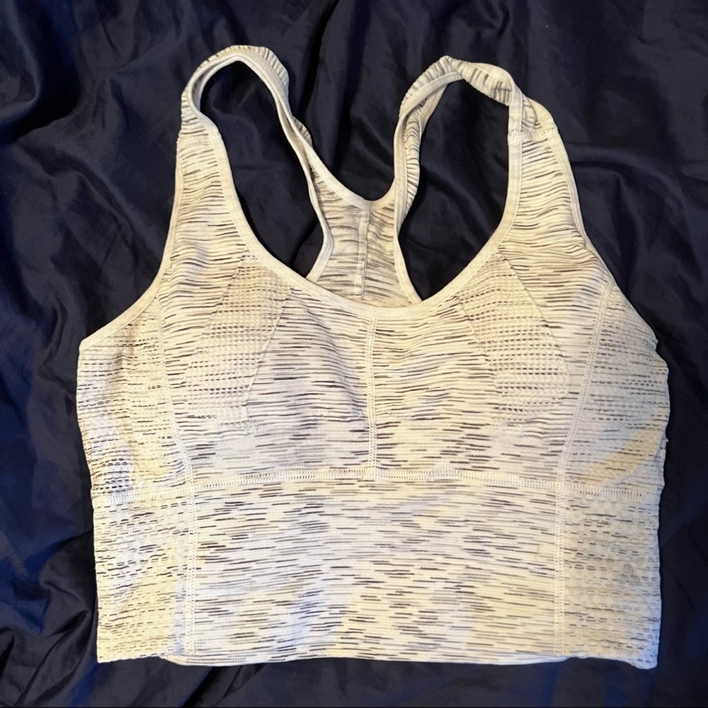 Sports bra grey / white​